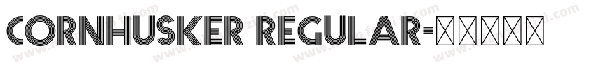 Cornhusker Regular字体转换